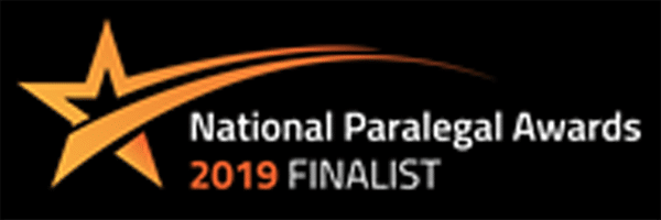 National Paralegal Awards 2019 Finalist