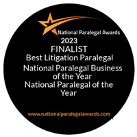 National Paralegal Awards 2023 Finalist